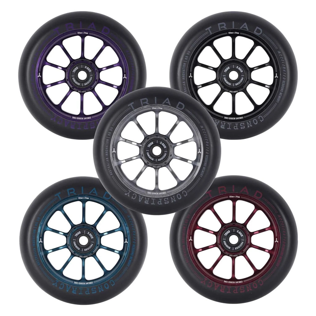 Triad Conspiracy Wheels | 110mm X 24mm | 120mm X 30mm 3 Triad Conspiracy Wheels | 110mm X 24mm | 120mm X 30mm