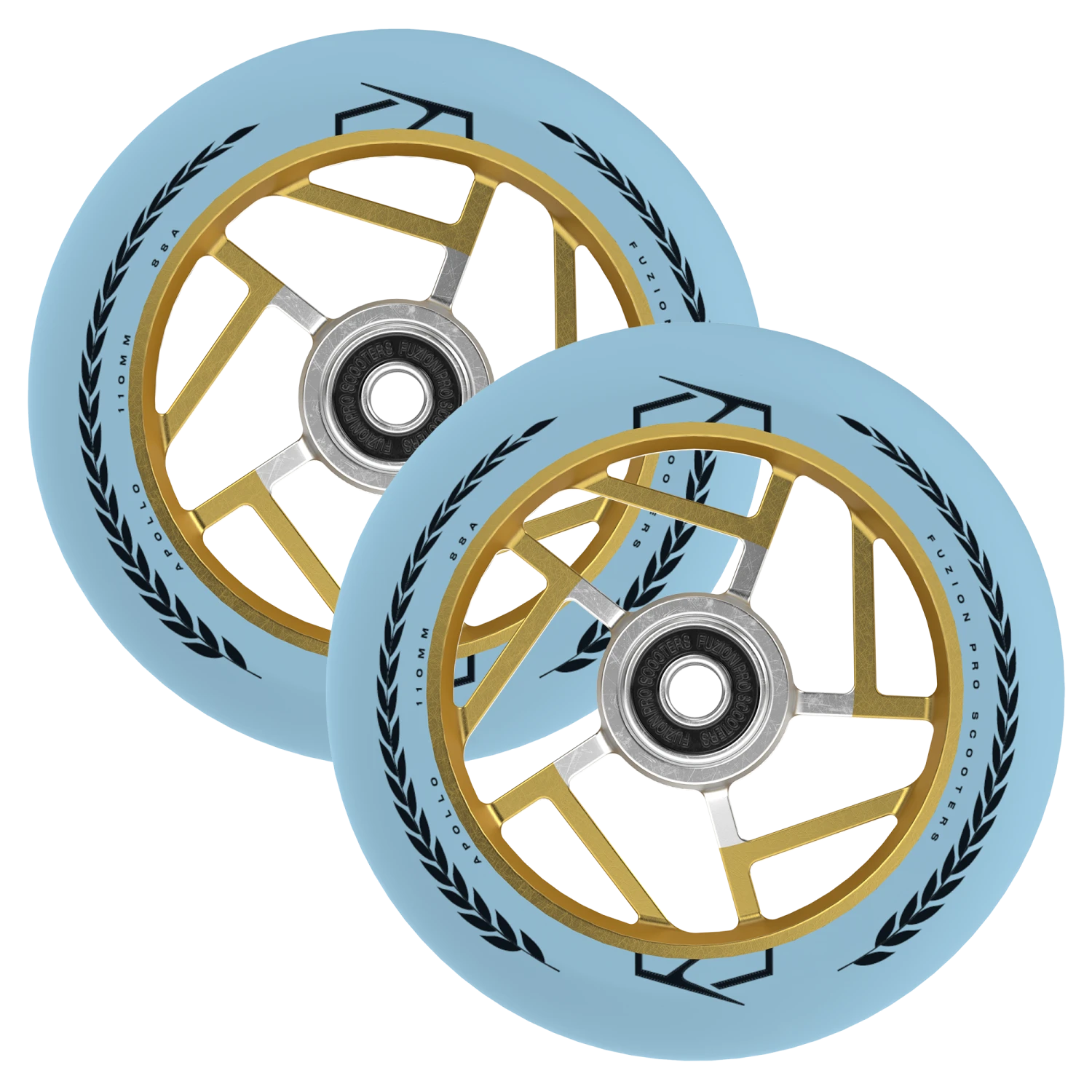 Fuzion Apollo Wheels - 110mm X 24mm - Image 3