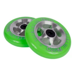 Proto Sliders 110mm -Ride Pro Shop STARBRIGHT GREEN PRODUCT PHOTO 2 WHEELS scaled 17721.1647194961