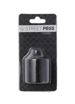 ENVY STREET PEG FRONT - BLACK -Ride Pro Shop Street Pegs Black Front Packaged 29712.1547586674 74644.1640622644