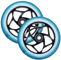 ENVY - 120MM X 30MM TRI BEARING WHEEL - BLACK/TEAL -Ride Pro Shop W120TRI30BKTL2PK 20173.1598295970 15642.1640365182
