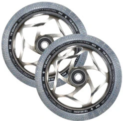 ENVY - 120MM X 30MM TRI BEARING WHEEL - CHROME/CLEAR -Ride Pro Shop W120TRI30CHCL2PK 67078.1598296035 74722.1640365312