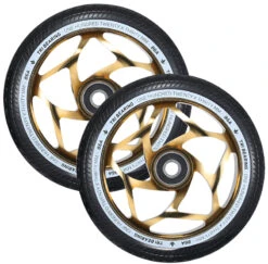 ENVY - 120MM X 30MM TRI BEARING WHEEL - GOLD/BLACK -Ride Pro Shop W120TRI30GDBK2PK 22582.1598296138 48078.1640365379